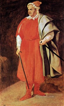  diego Pintura al %C3%B3leo - Bufón Barbarroja retrato Diego Velázquez
